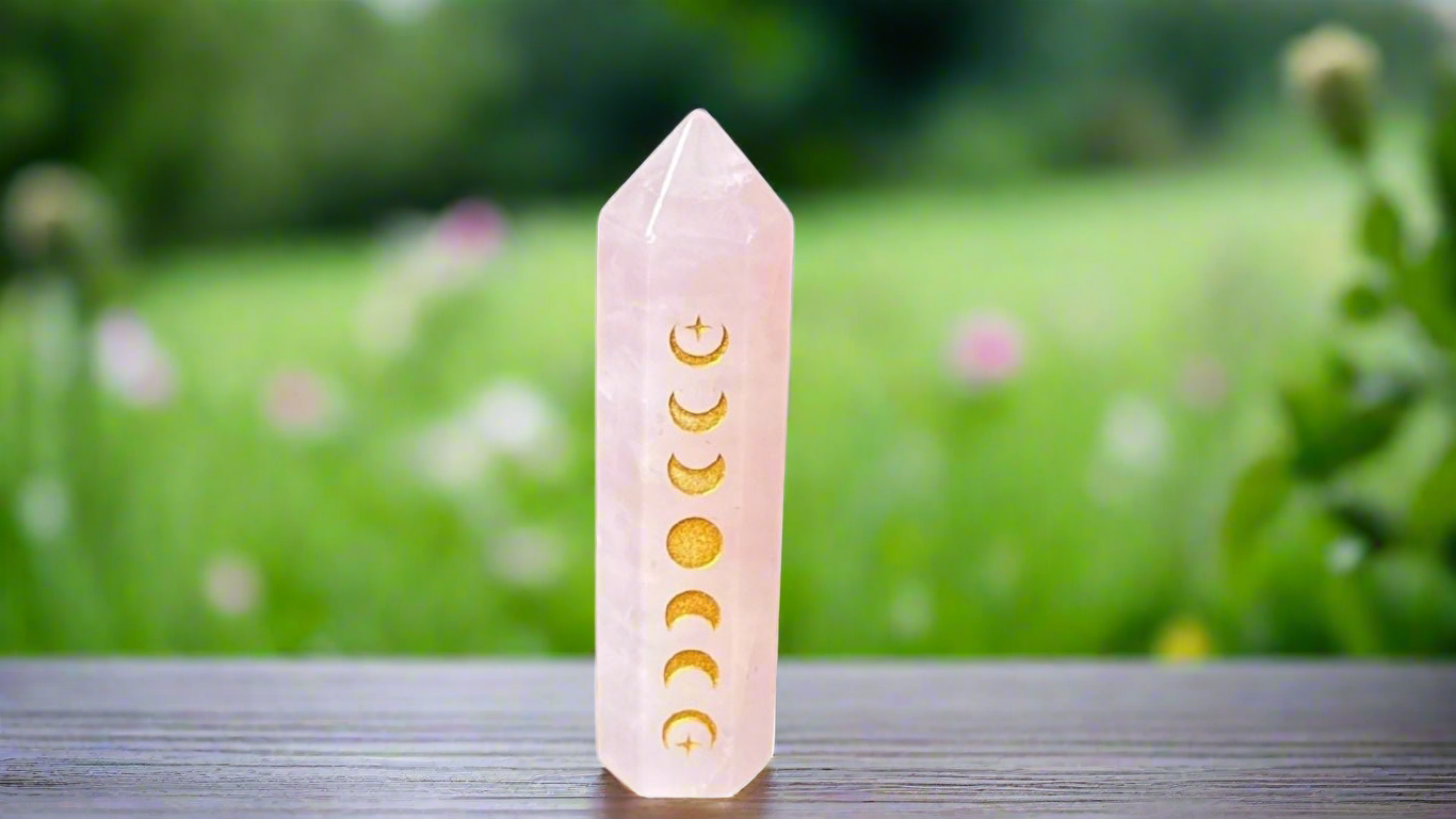Rose Quartz Moon phase Tower