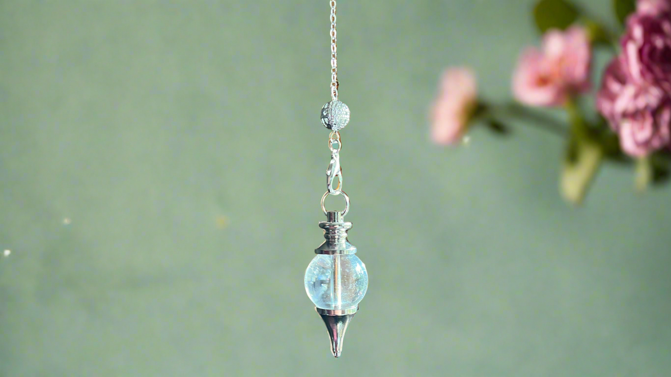 Clear Quartz Pendulum