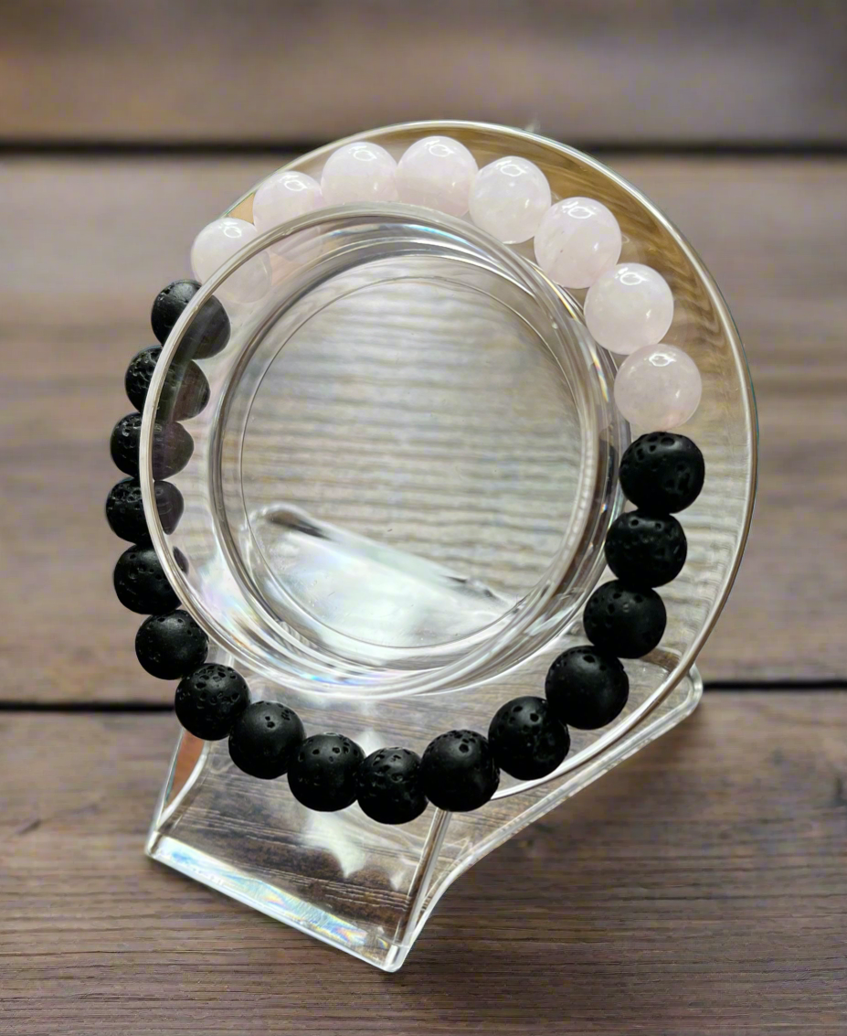 Self Love ~ Compassion ~ Emotional Healing Handmade Reiki Healing Crystal Bracelet