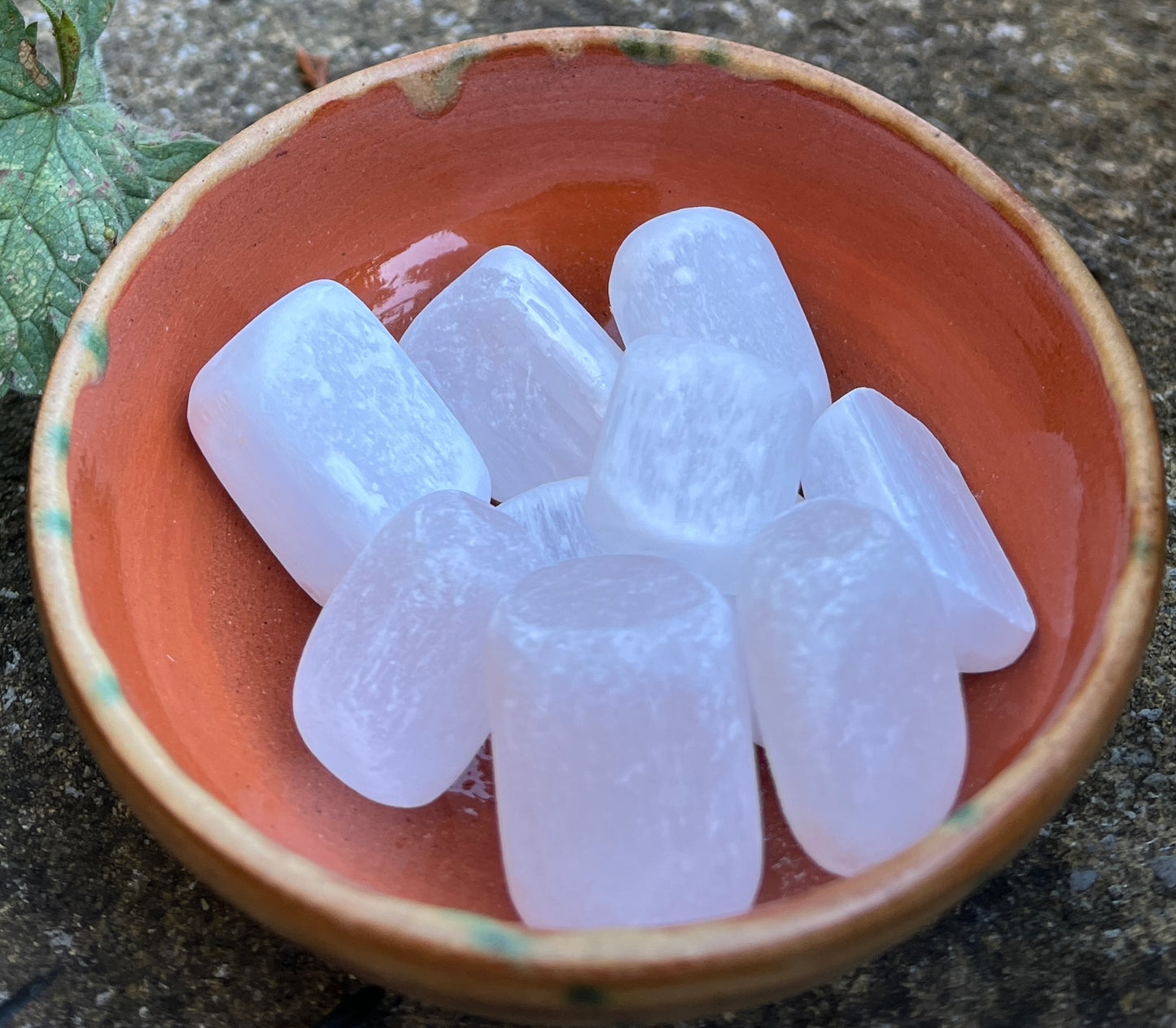 Selenite Tumble Stone