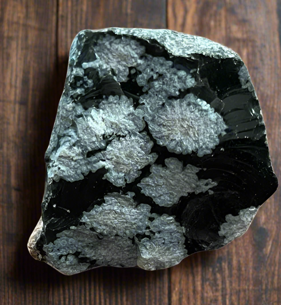 Snowflake Obsidian Raw 42g