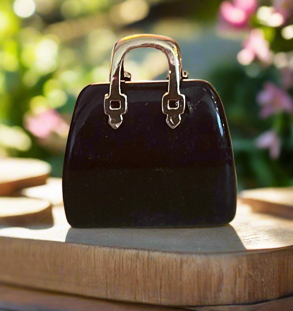 Black Obsidian Handbag