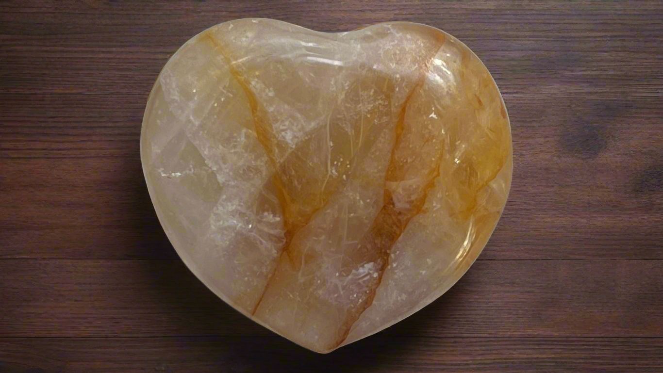 Golden Healer Quartz Heart 29g