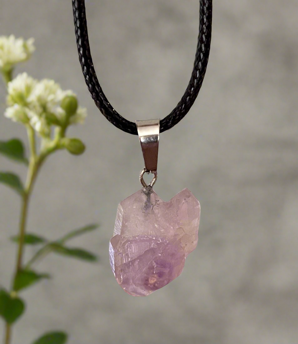 Amethyst Raw Pendant Necklace