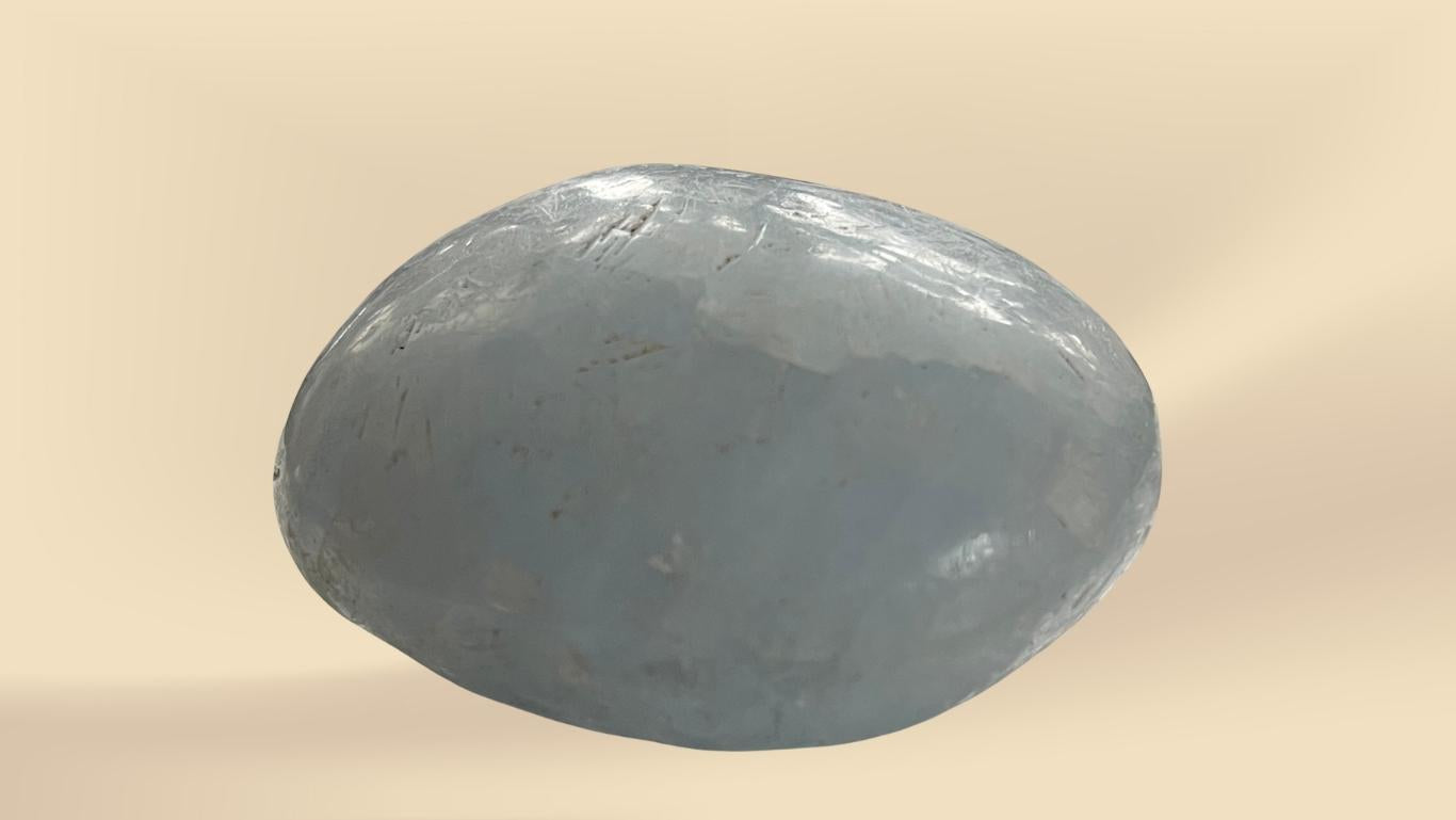 Celestite Palm Stone Large