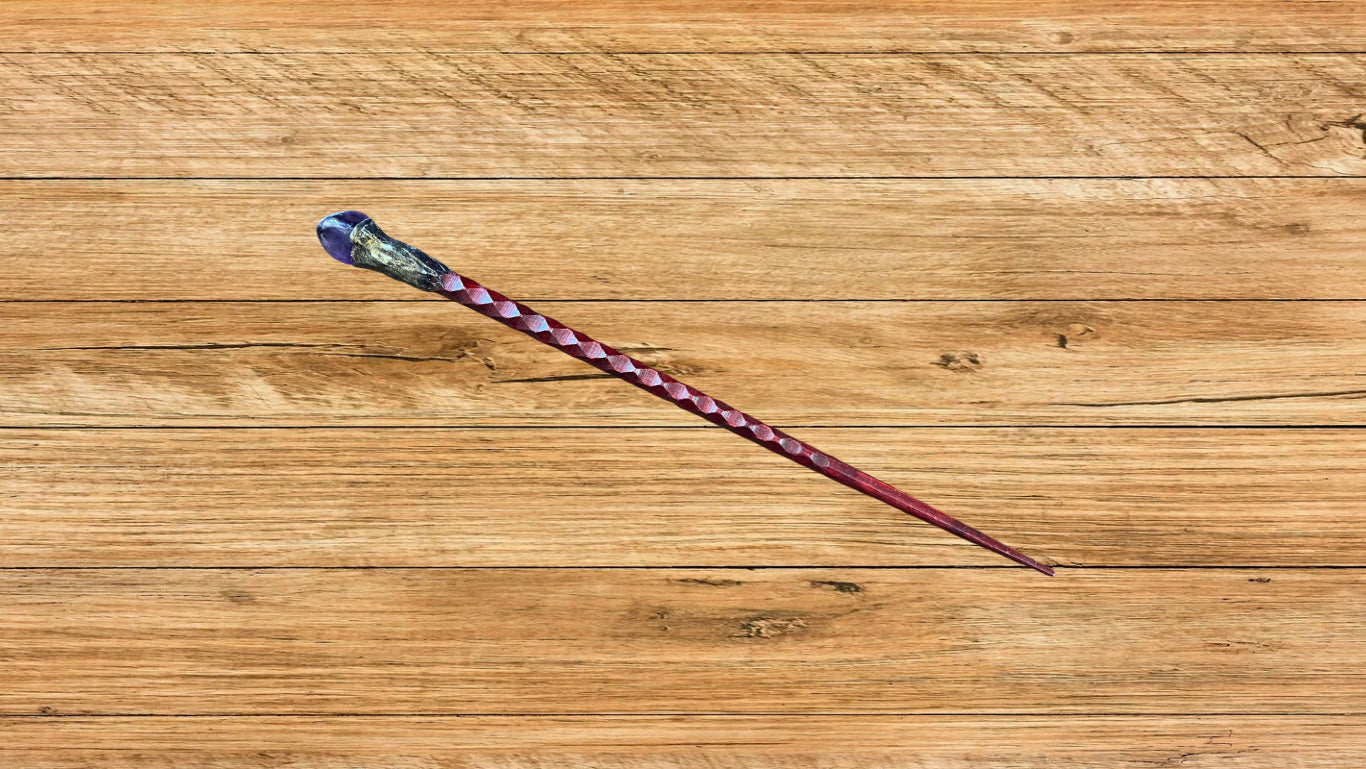 Amethyst Witches Wand