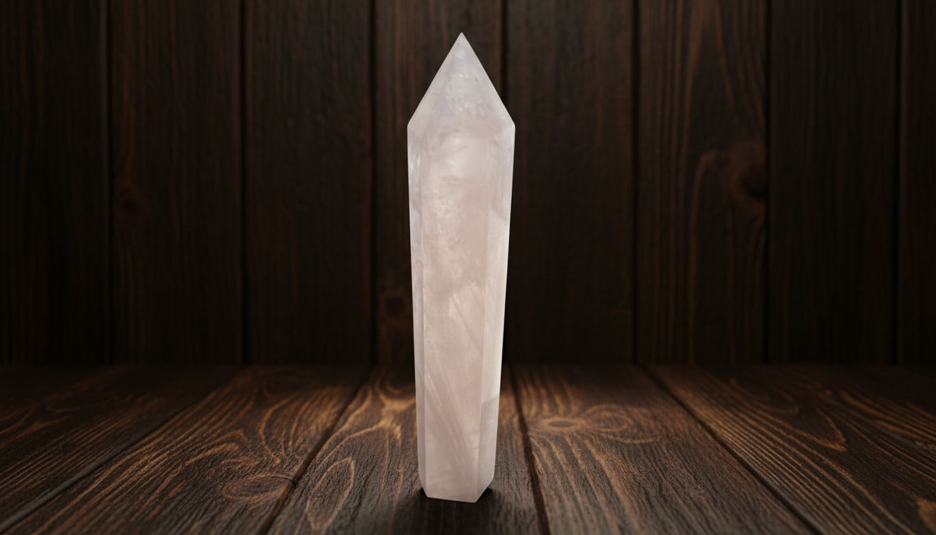 Rose Quartz Tower 16cm