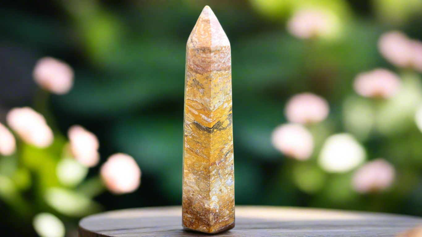 Bumblebee Jasper Tower 10cm
