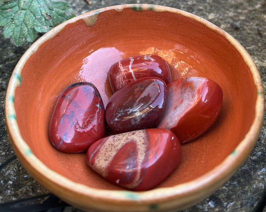 Red Jasper Tumble Stone