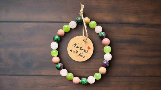 Emotional & Heart Support Handmade Crystal Reiki Healing Bracelet