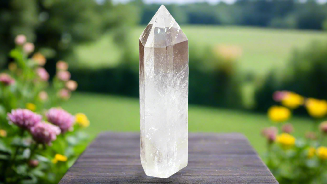 Clear Quartz Tower 6cm