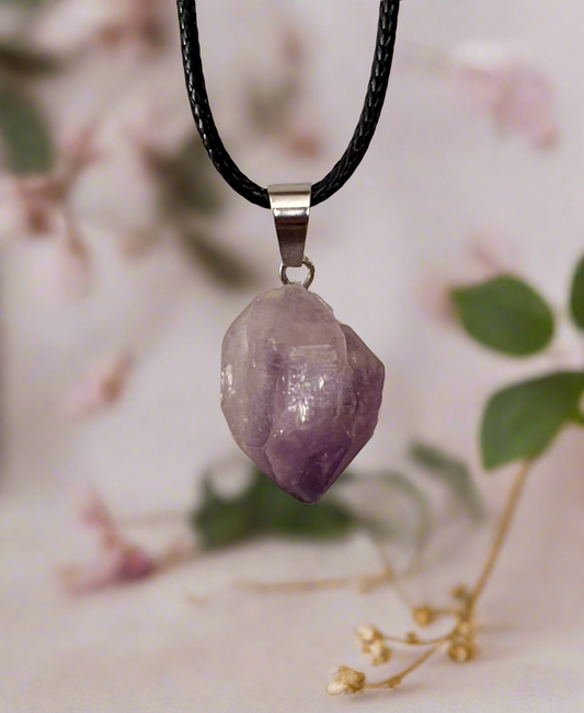 Amethyst Raw Pendant Necklace