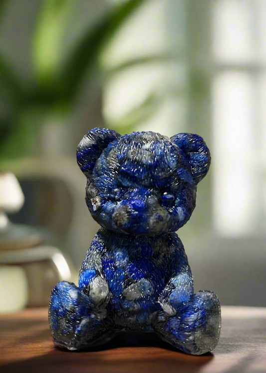 Lapis Lazuli Crystal Teddy