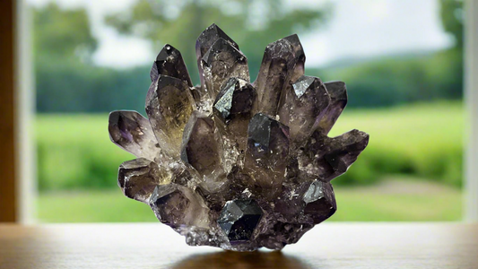 Smoky Quartz Cluster