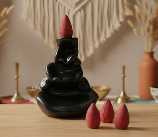 Dragon’s Blood Backflow Incense Cones (Pack of 10)