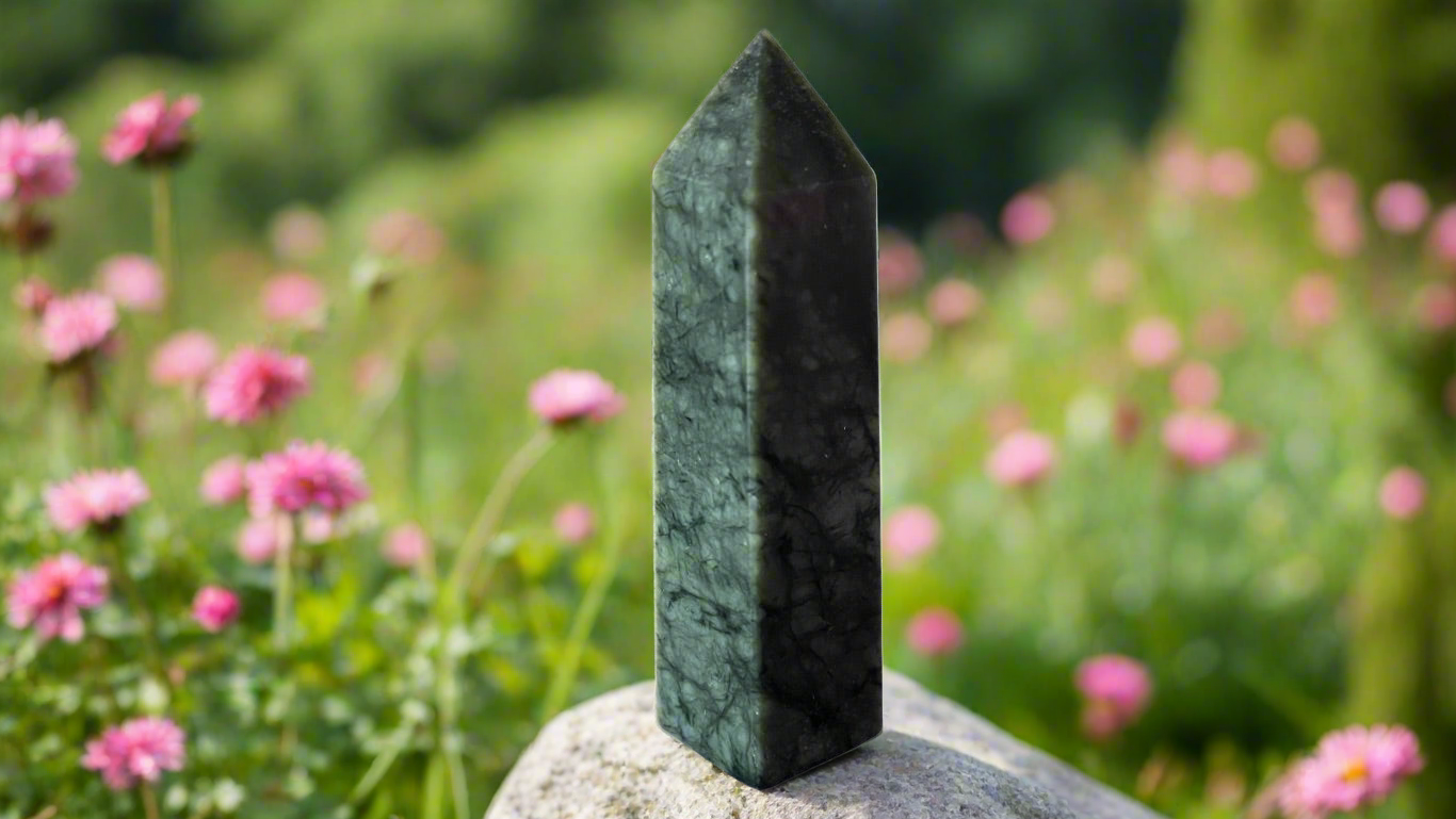 Serpentine Obelisk 8.2cm
