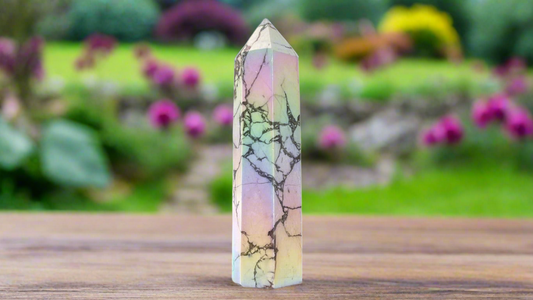 Aura Howlite Tower 8.5cm