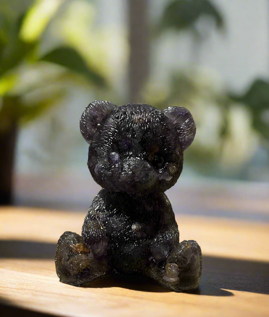 Amethyst Crystal Teddy