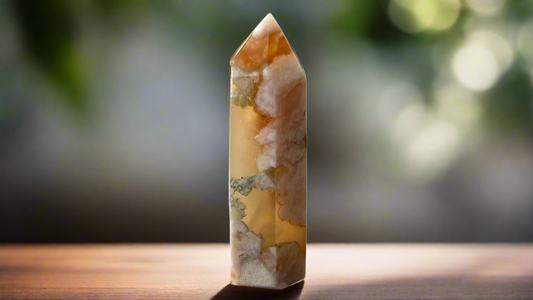 Cherry Blossom Agate 7cm