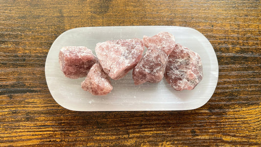 Strawberry Quartz Raw Stone