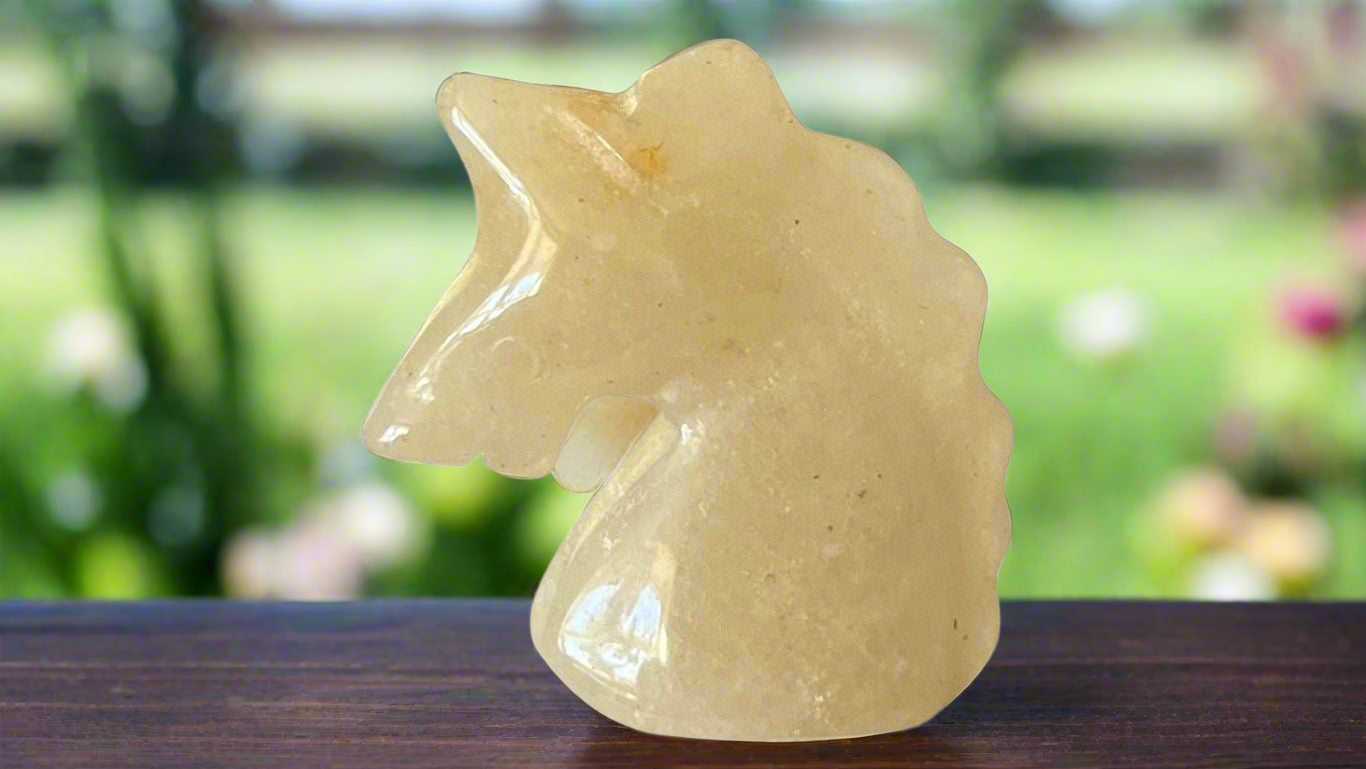 Yellow Aventurine Unicorn 🦄