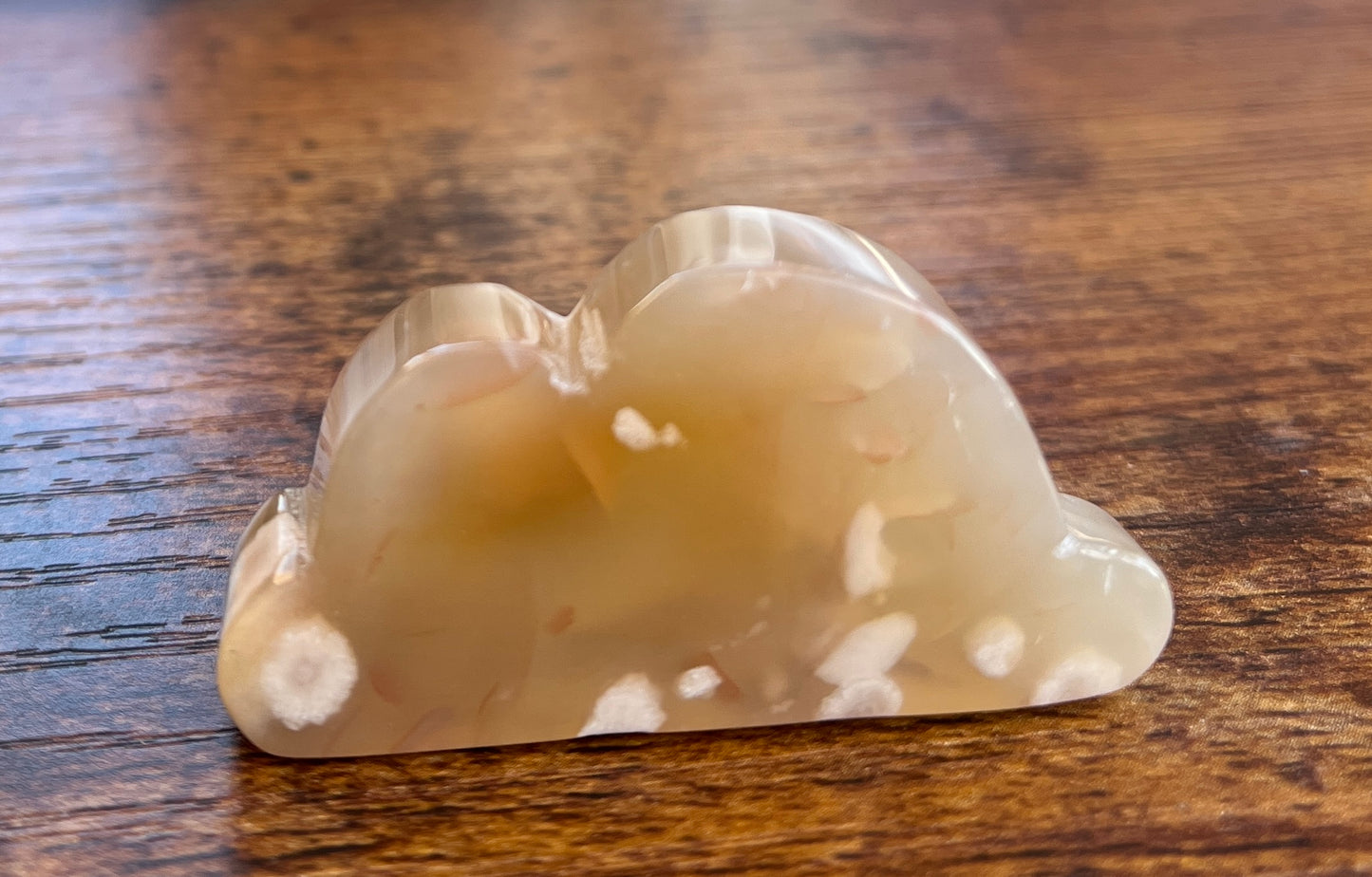 Flower Agate Crystal Cloud