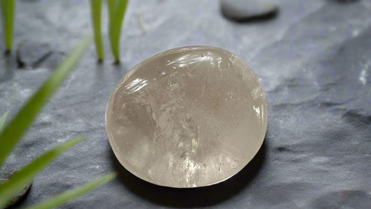 Clear Quartz Palm Stone