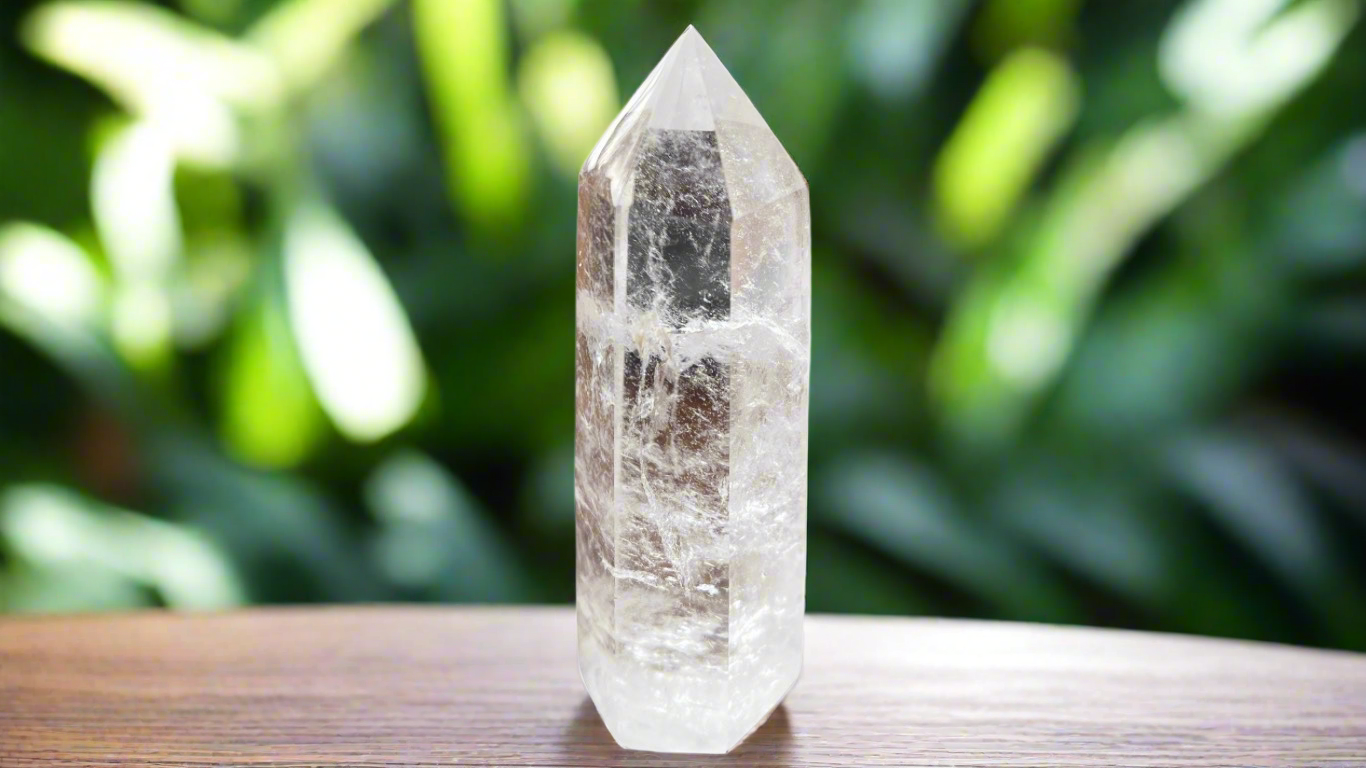 Crackle Quartz Tower 8.5cm