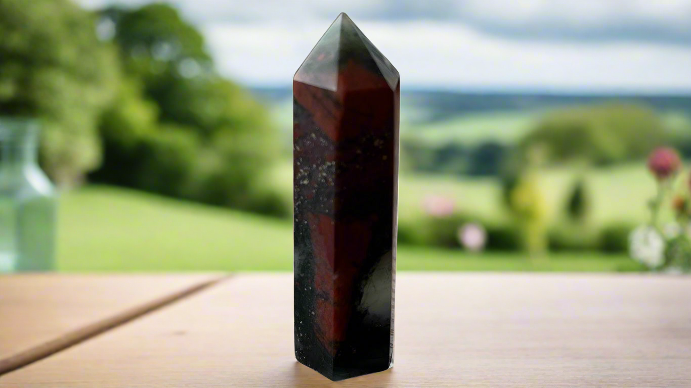 African Bloodstone Tower 5.5cm