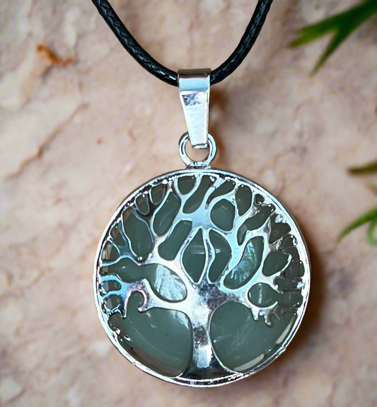 Green Aventurine Tree Of Life Necklace