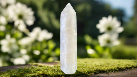 Flashy Moonstone Pillar 12.5cm