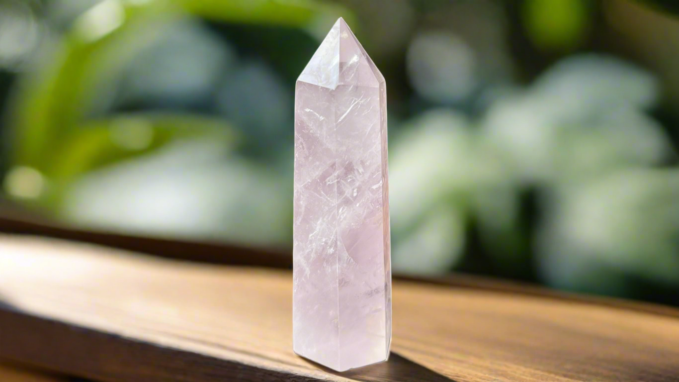 Rose Quartz Tower 7cm