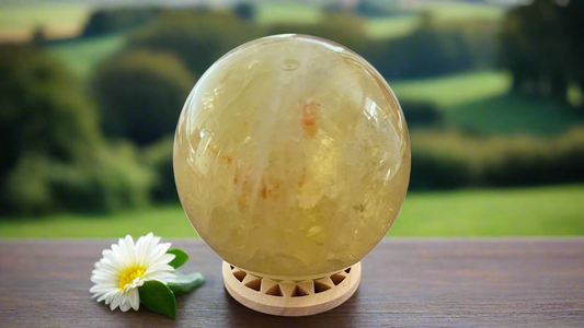 Citrine Sphere 183g 5.5cm