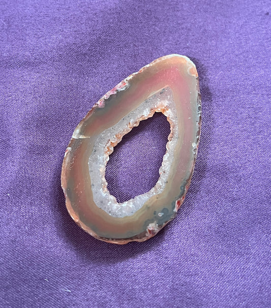 Druzy Agate Slice