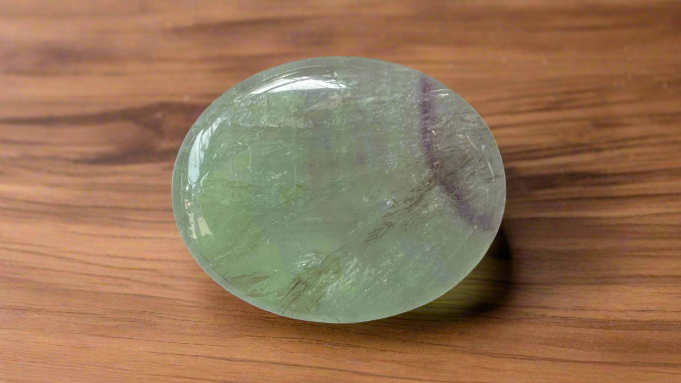 Rainbow Fluorite Worry Stone