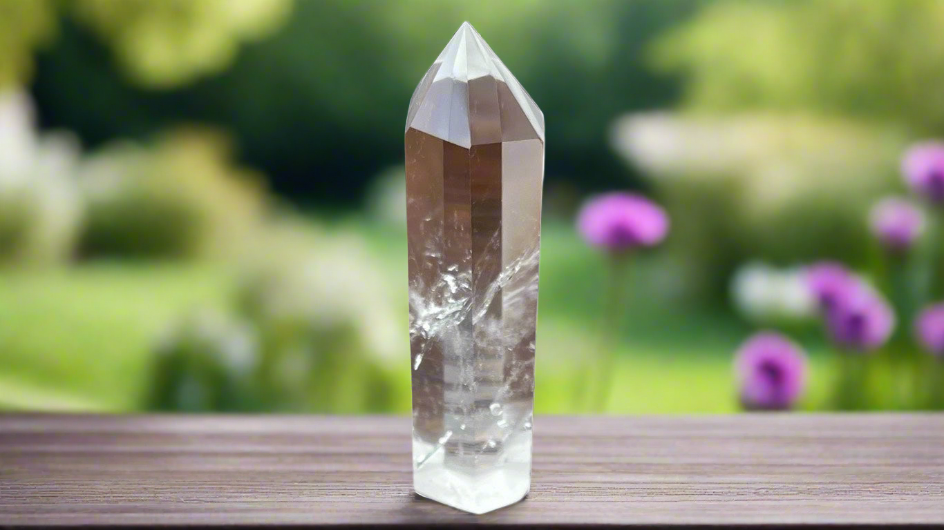 Clear Quartz Tower 6cm