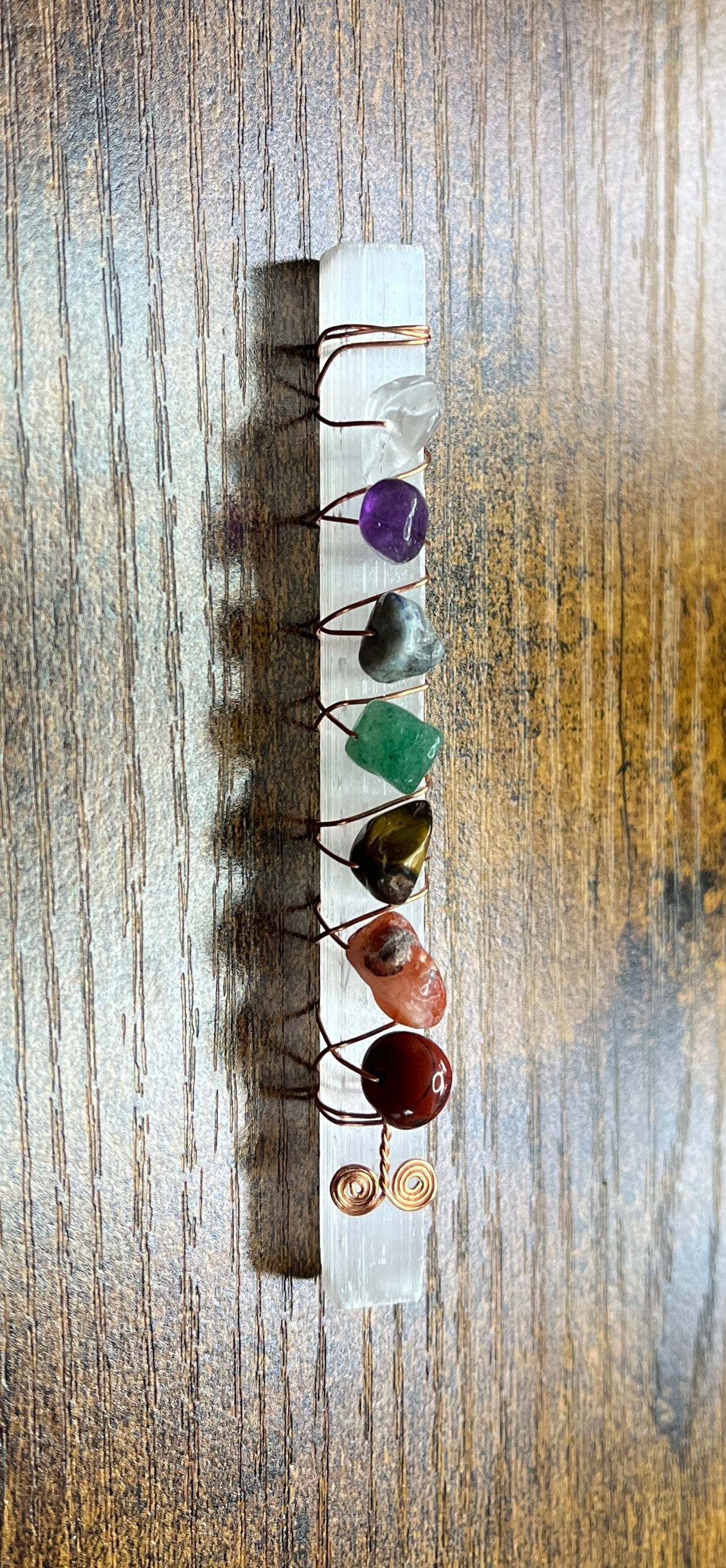 Selenite Chakra Healing Wand