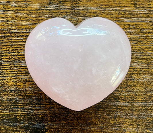 Rose Quartz Heart Large