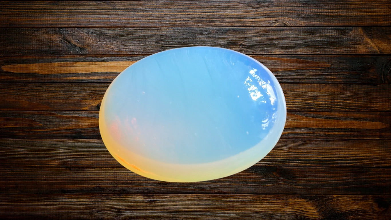 Opalite Palm Stone