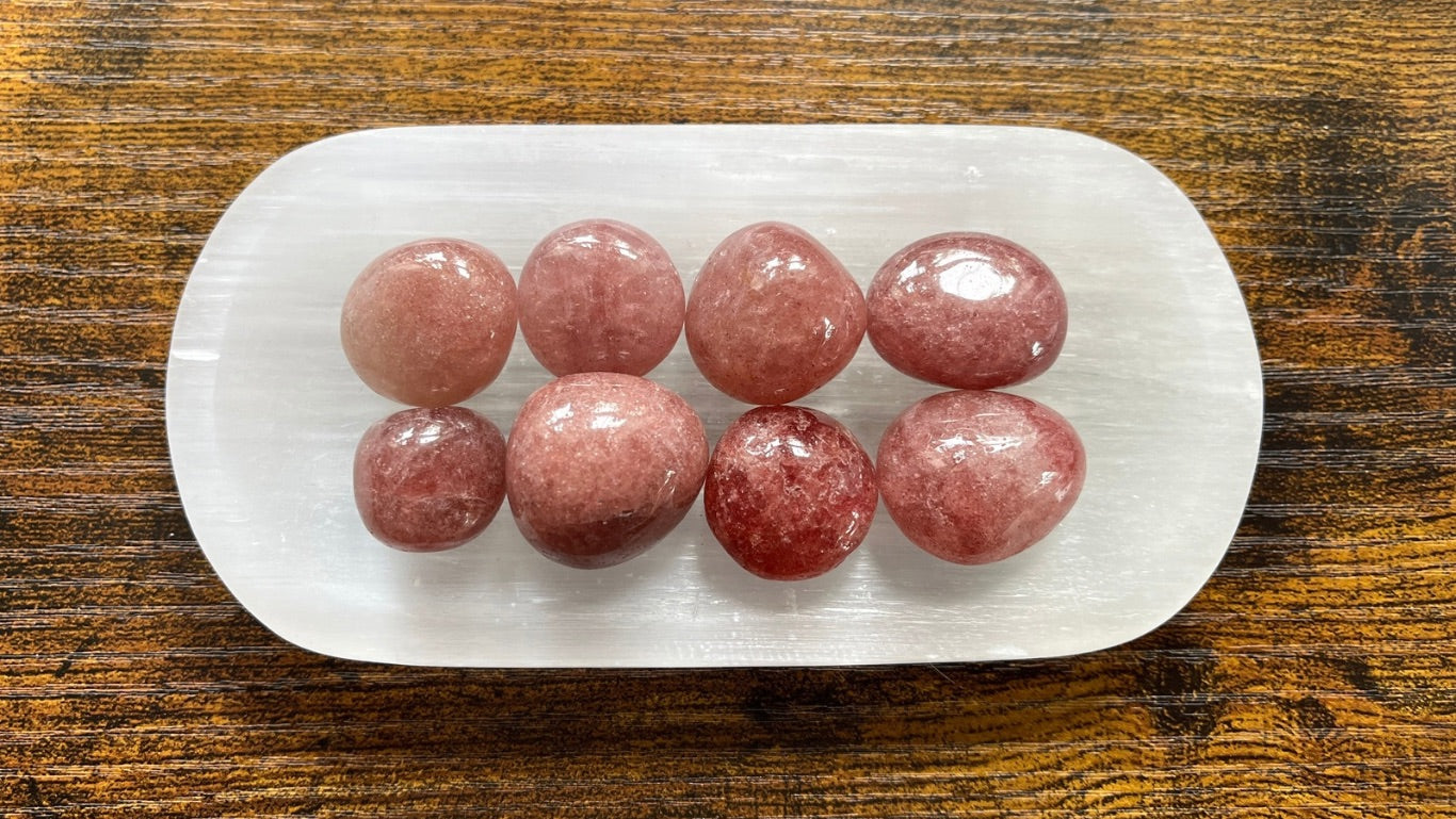 Strawberry Quartz Tumble Stone
