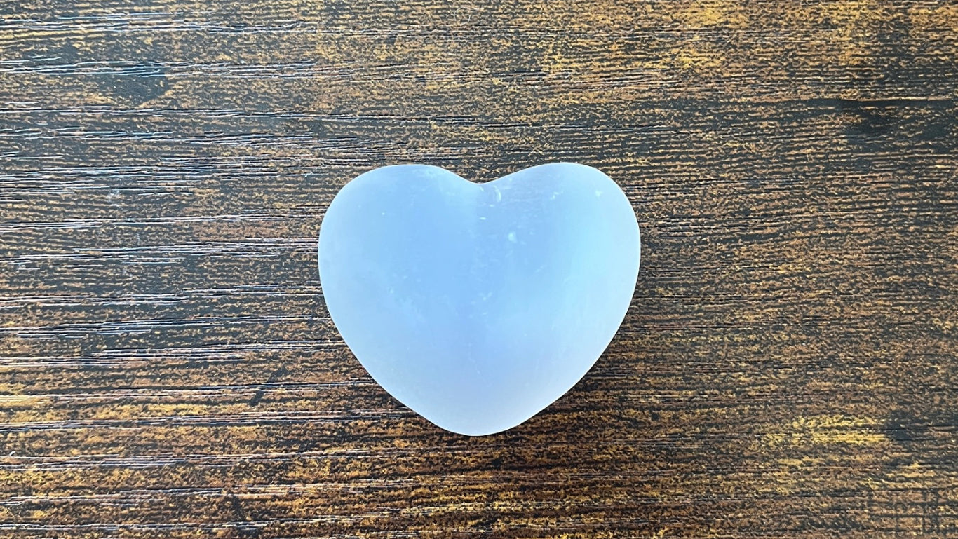Selenite Heart