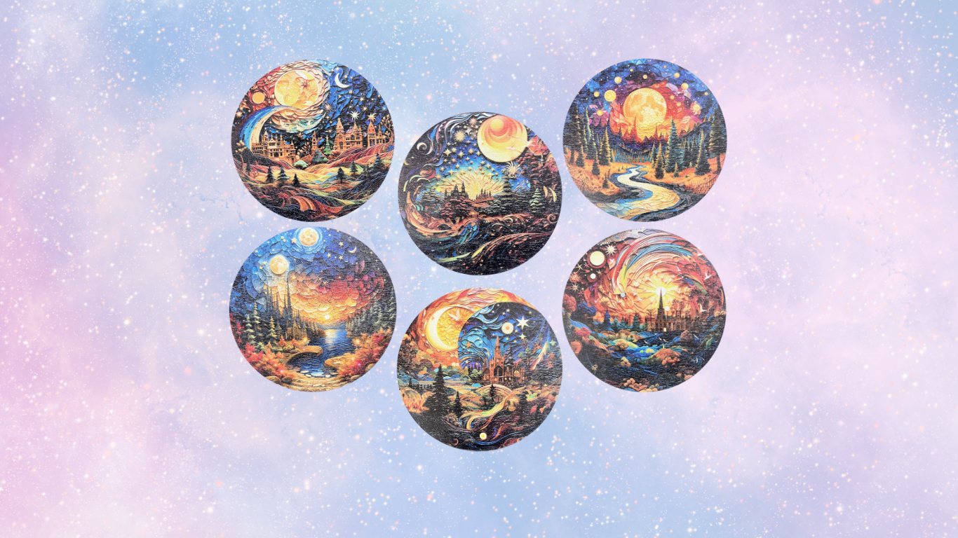 Mystical Landscape Coasters