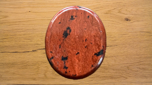 Red Obsidian Worry Stone