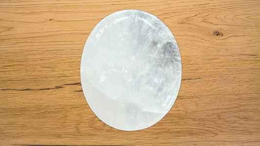 Clear Quartz Worry Stone