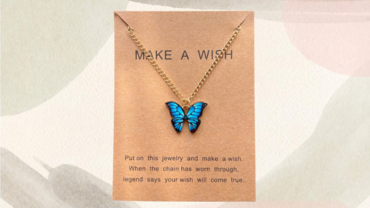 Make A Wish Butterfly Necklace